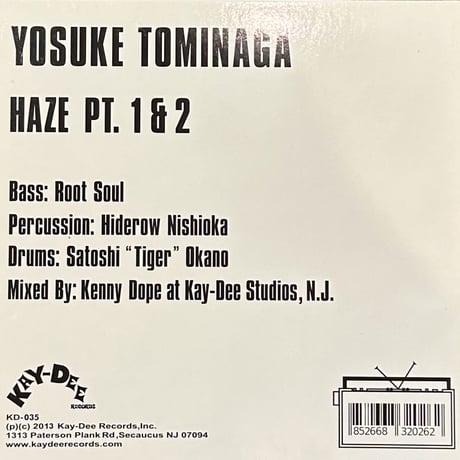 YOSUKE TOMINAGA/HAZE PT. 1/HAZE PT. 2-7inch-