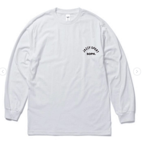 soph.Jazzy Sportコラボ long Sleeve T-Shirts/WHITE