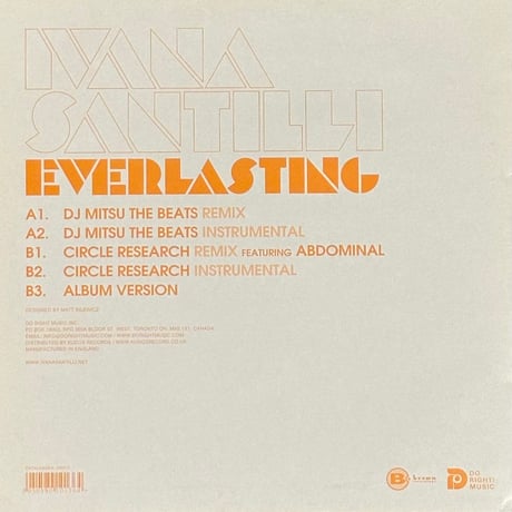 IvanaSantilli/Everlasting (DJ Mitsu the Beats Remix)