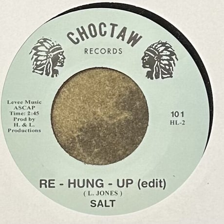 Salt / Hung Up c/w Re-Hung Up(edit)-7inch-