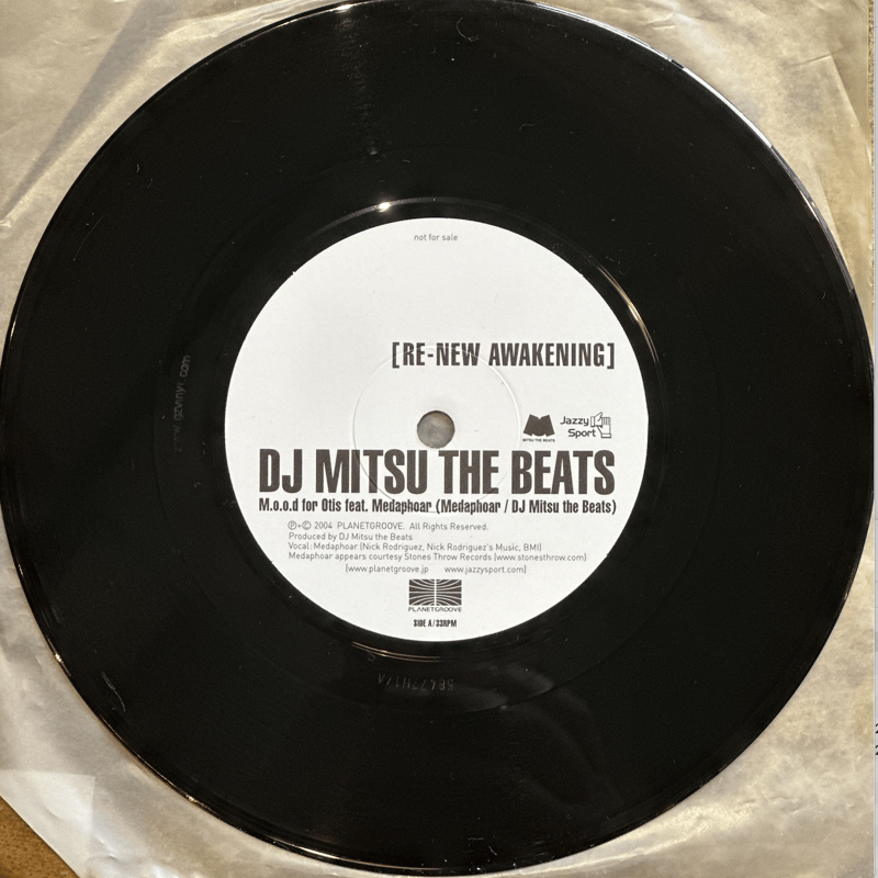 DJ Mitsu The Beats/M.O.O.D For Otis Remix-7inch