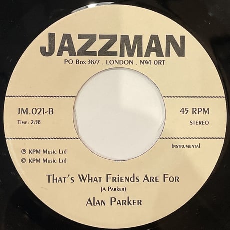 Madeline Bell & Alan Parker/That's What Friends Are For-7inch-