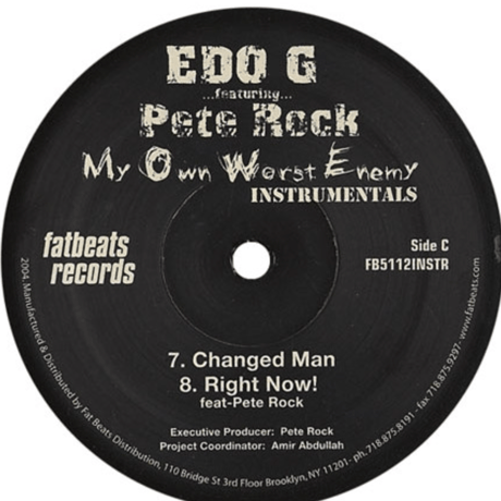 EDO.G & Pete Rock/My Own Worst Enemy-instrumental-2LP-