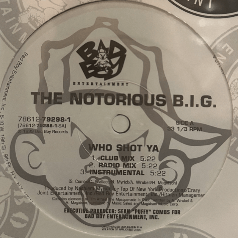 THE NOTORIOUS B.I.G./WHO SHOT YA / 10 CRACK COM