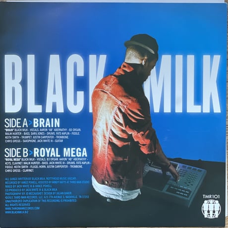 Black Milk/Brain b/w Royal Mega-7inch-