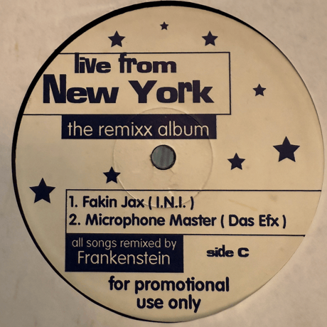 V.A./Live From New York The Remixx Album-(All Songs Remixed By Frankenstein)-2LP-Used-