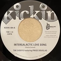 THE DIDDYS Featuring PAIGE DOUGLAS/Intergalactic Love Song -7inch-