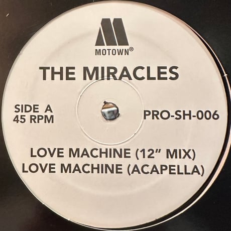 The Miracles//Love Machine/Do It Baby/Smokey Robinson/Quiet Storm(Remix) -12inch-