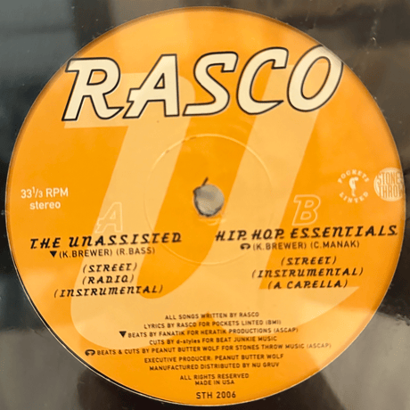 RASCO/Unassisted / Hip Hop Essentials