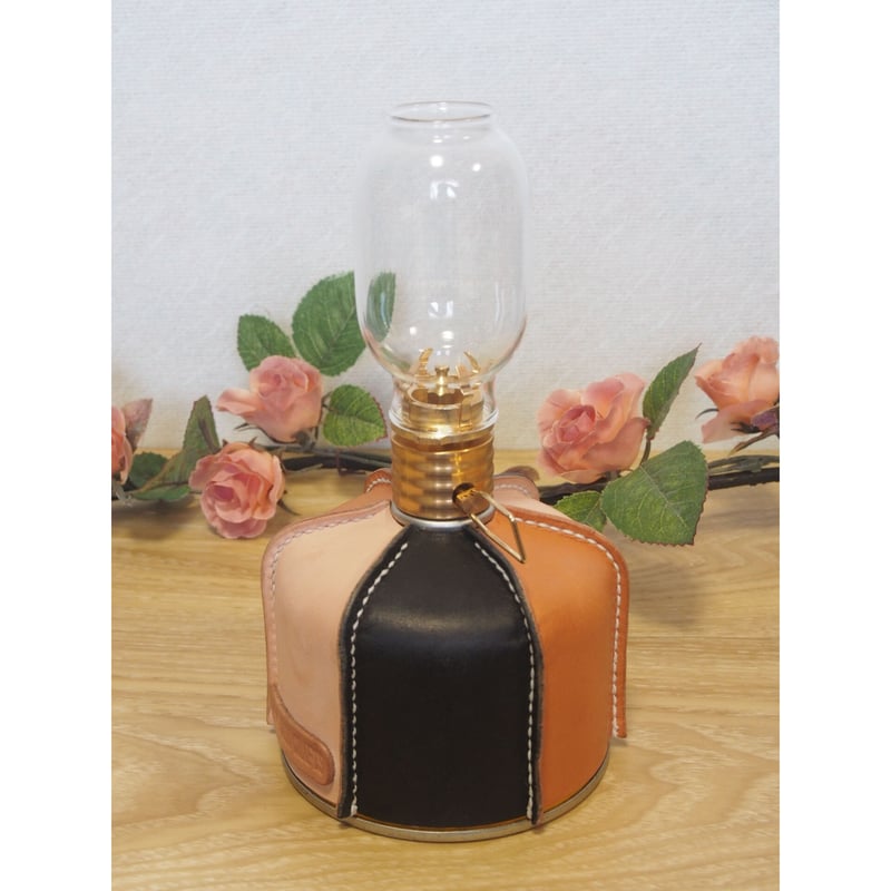 ガスOD缶レザーカバー（230・250サイズ用）【ヌメ革×キャメル