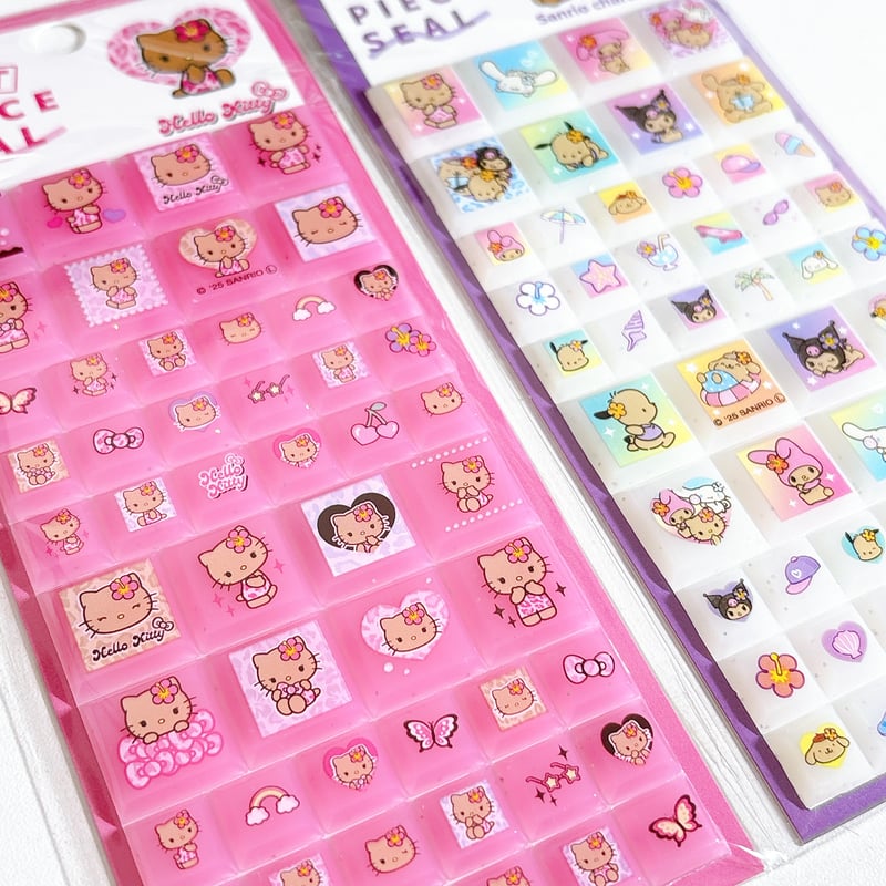 サンリオキャラクターズ》 日焼けハローキティ シールシート カット