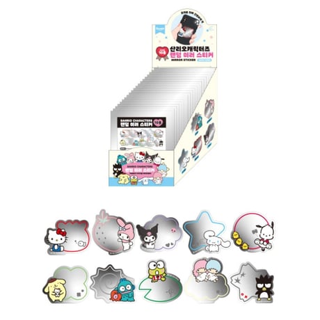 【韓国】サンリオ sanrio ランダムミラーステッカー