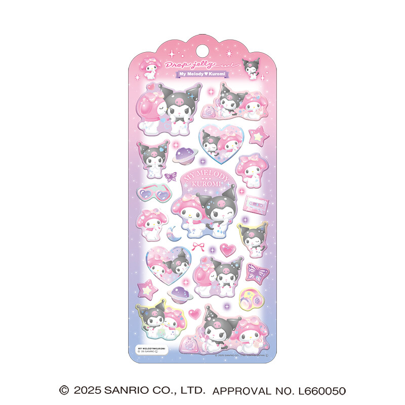 ドロップジェリーシール サンリオキャラクターズ マイメロディ×クロミ