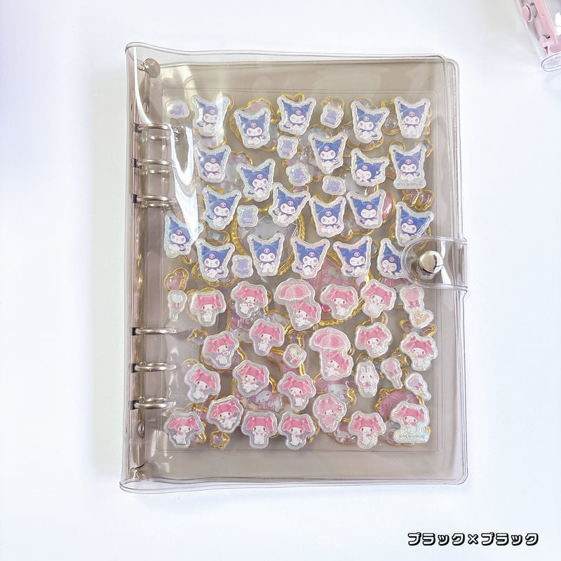 A5】6つ穴クリアバインダー シール帳 | SHIROIOUCHI