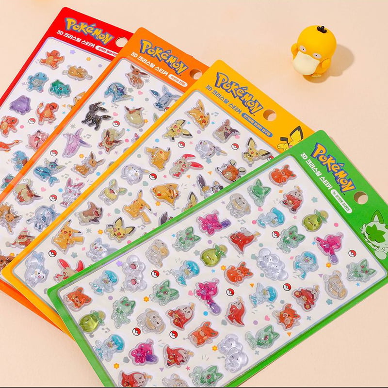 韓国シール】3D CRYSTAL STICKER《ポケモン/ポケットモンスター
