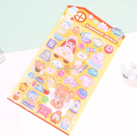 【中国シール】3D STICKER《Nekoni》シール