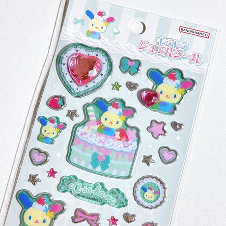 【キラキラジュエルシール】Y2Kホイップ ウサハナ シールシート