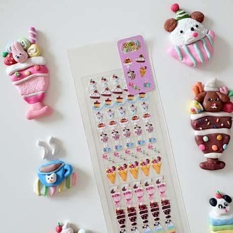 【予約11月下旬発送！】【SOSOM ROOM】DESSERT NEMOシール