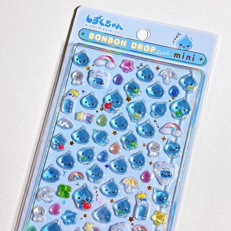 ボンボンドロップシール mini】 しずくちゃん シール ステッカー