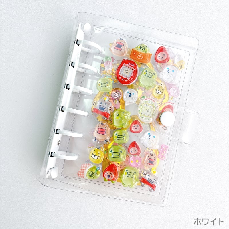 A7】6つ穴クリアバインダー シール帳 | SHIROIOUCHI