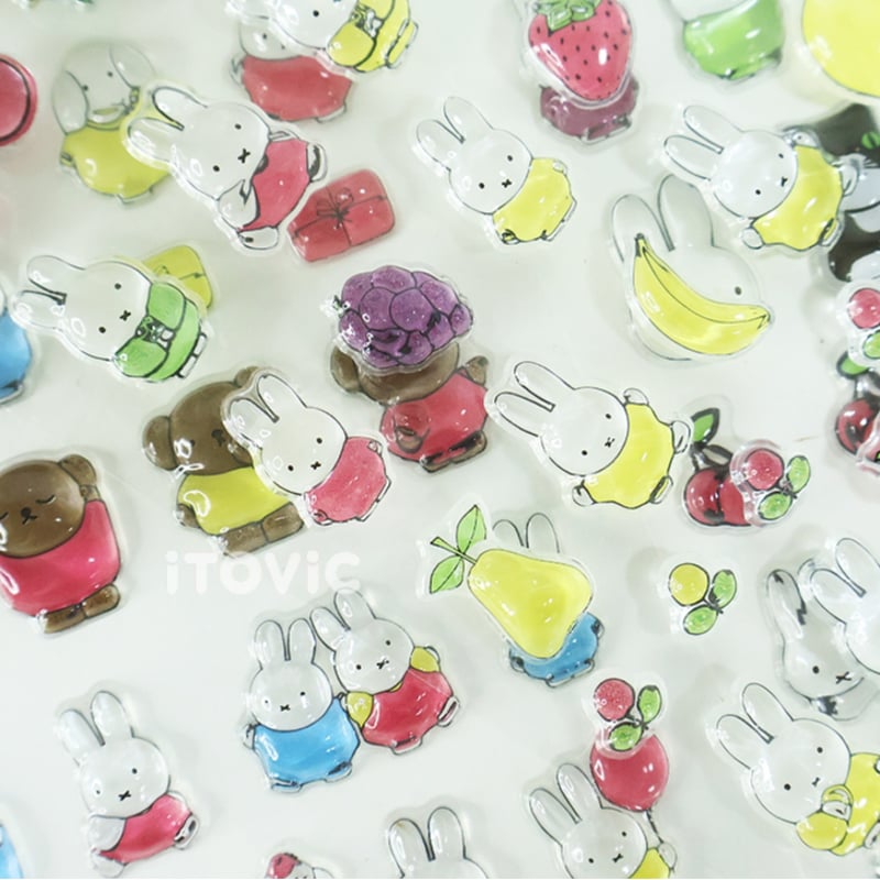 韓国シール】ミッフィーちゃん 3Dステッカー | SHIROIOUCHI