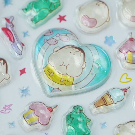 【韓国シール】TINI BUBLE STICKER《クレヨンしんちゃん》シール
