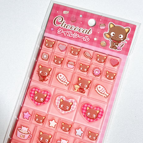 【タイルシール】 チョコキャット ステッカーシール