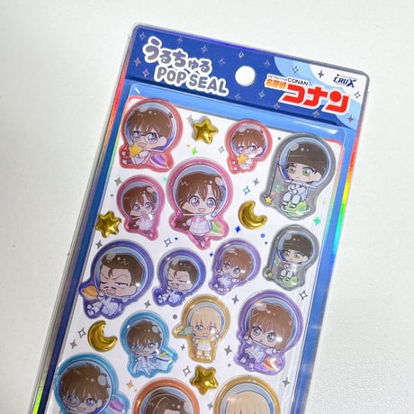 【うるちゅるポップシール】 名探偵コナン ぷちコスモ シール ステッカー