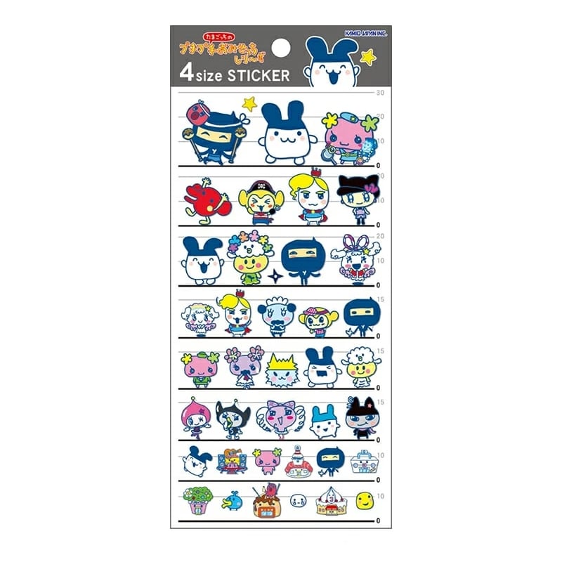 4size STICKER】たまごっち《230496(おみせっちB)》 シール ステッカー