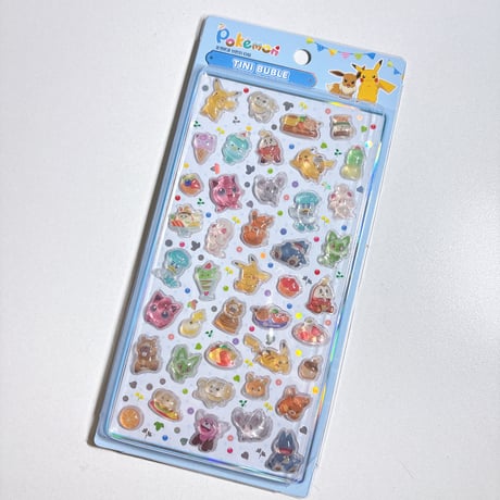 【韓国シール】TINI BUBLE STICKER《ポケットモンスター》シール