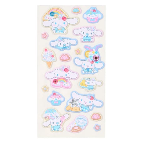 《ジュエルマシュマロステッカーズ》サンリオキャラクター シナモロール クッションシール