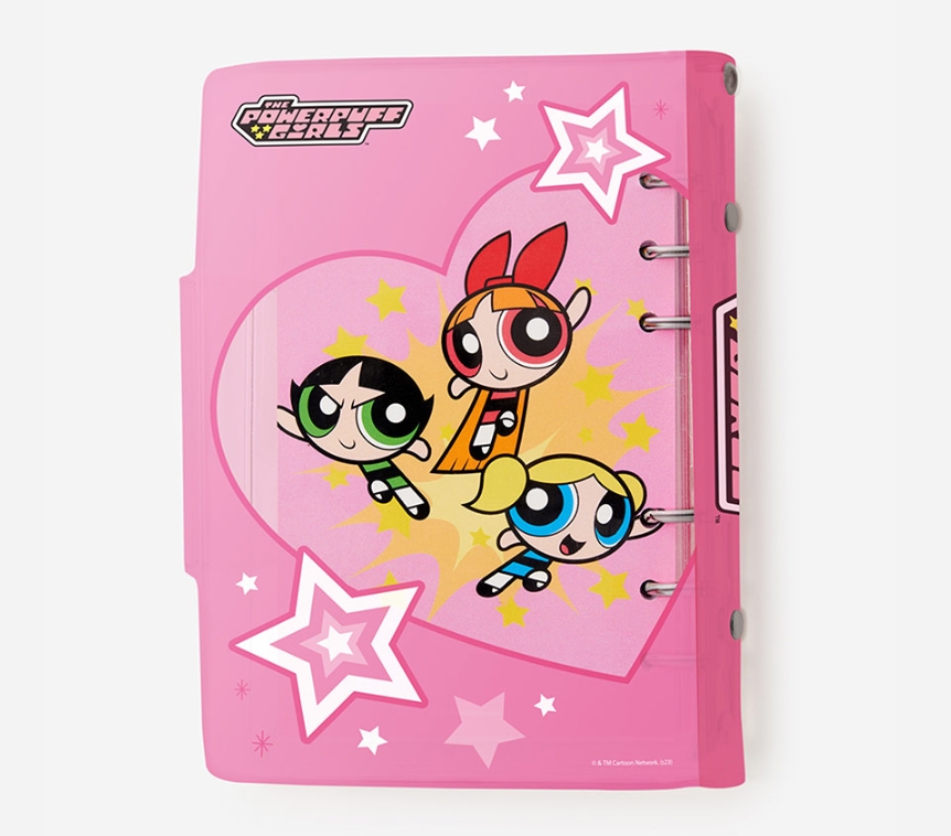 韓国・パワパフガールズ 【A6】 6穴バインダー シール帳 | SHIROIOUCHI
