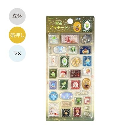 《BGM/ビージーエム》 きゅるるんシール・喫茶アラモードシール 第3弾！