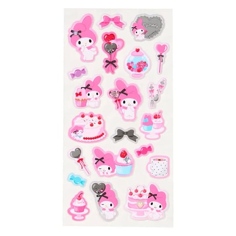 《ジュエルマシュマロステッカーズ》サンリオキャラクター マイメロディ クッションシール