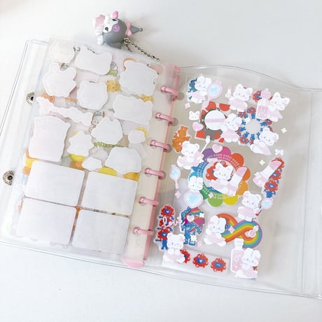 【A7/A7wide/A6/A5】クリアシール台紙リフィル(ソフトタイプ）10枚入り
