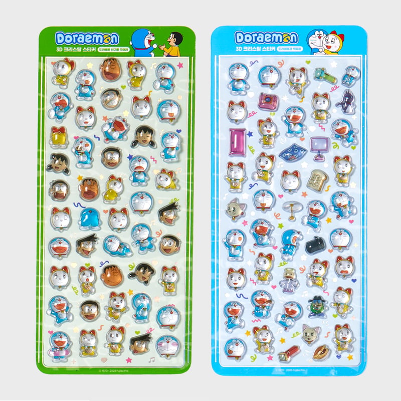 韓国シール】3D CRYSTAL STICKER《ドラえもん》シール | SHIROIOUCHI