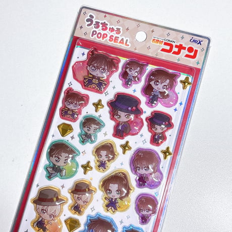 【うるちゅるポップシール】 名探偵コナン ジュエル シール ステッカー