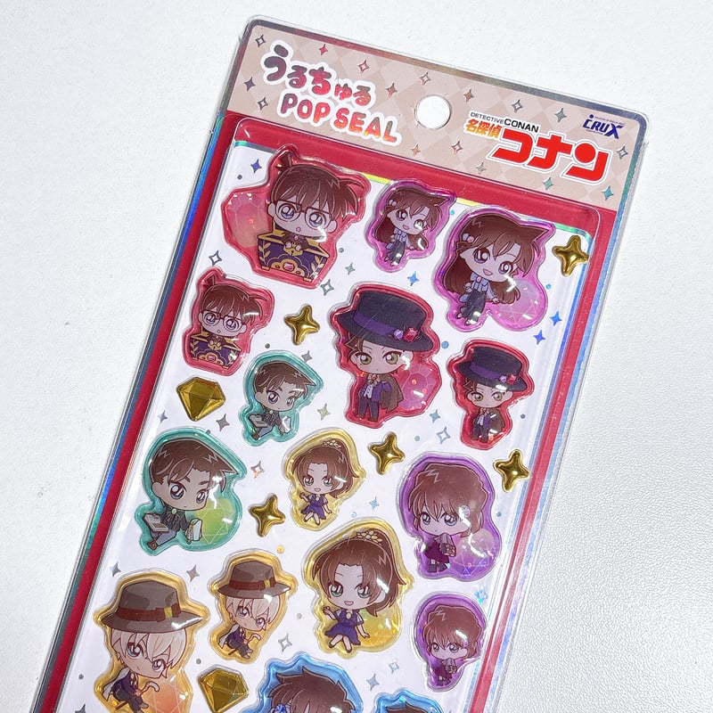 うるちゅるポップシール】 名探偵コナン ジュエル シール ステッカー