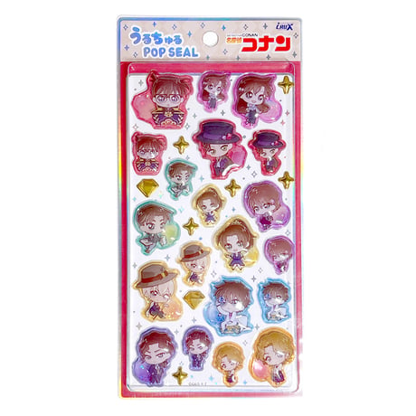 【うるちゅるポップシール】 名探偵コナン ジュエル シール ステッカー