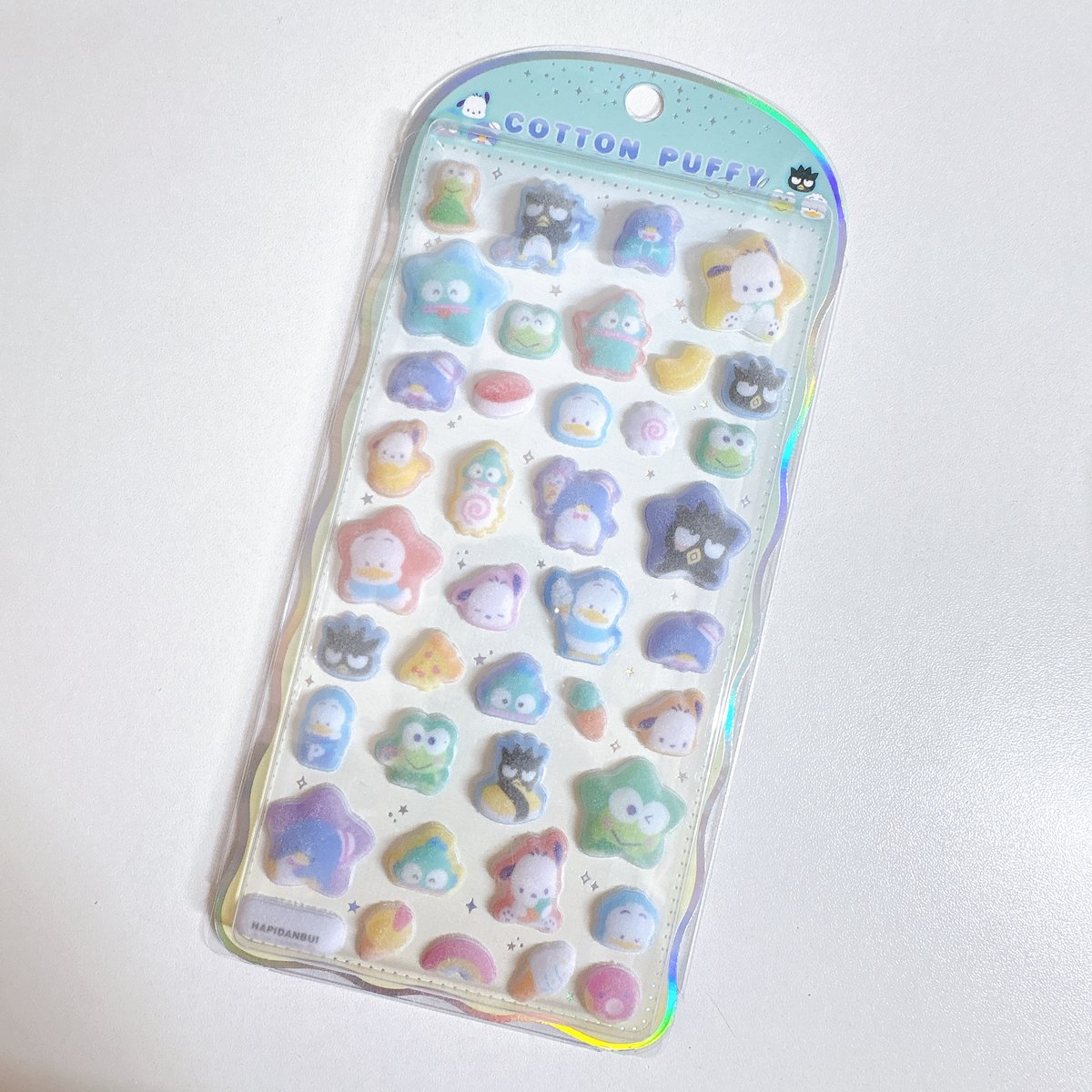 サンリオキャラクターズ》 はぴだんぶい シールシート コットン