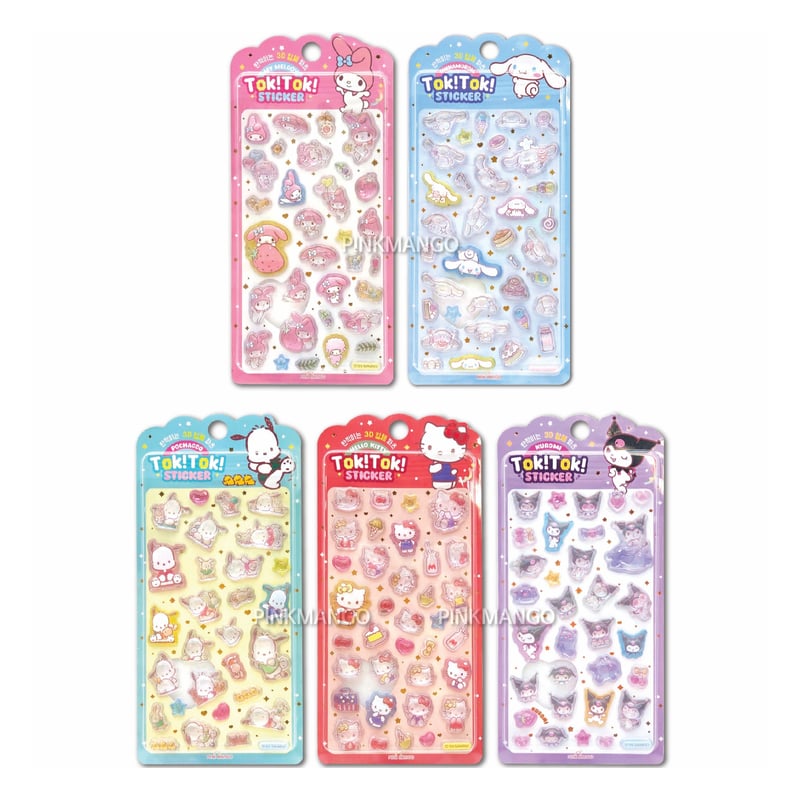 韓国シール】TOK! TOK!サンリオシール ステッカー | SHIROIOUCHI
