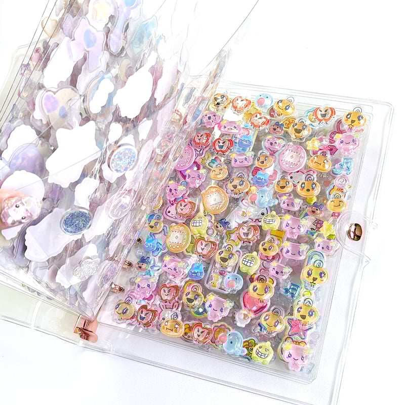 A5】6つ穴クリアバインダー シール帳 | SHIROIOUCHI