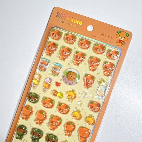 【ララ★キラシール】ご当地シリーズ 《みきゃん》 シール ステッカー GO-SE2