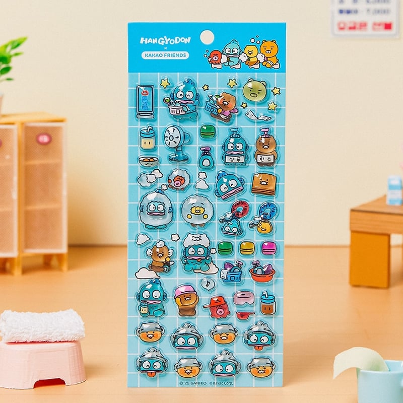 韓国・ハン・ギョドン X カカオフレンズ ウォータードロップシール