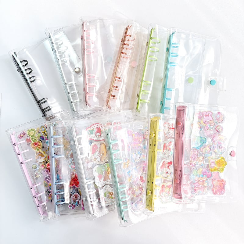 A6】6つ穴クリアバインダー シール帳 | SHIROIOUCHI