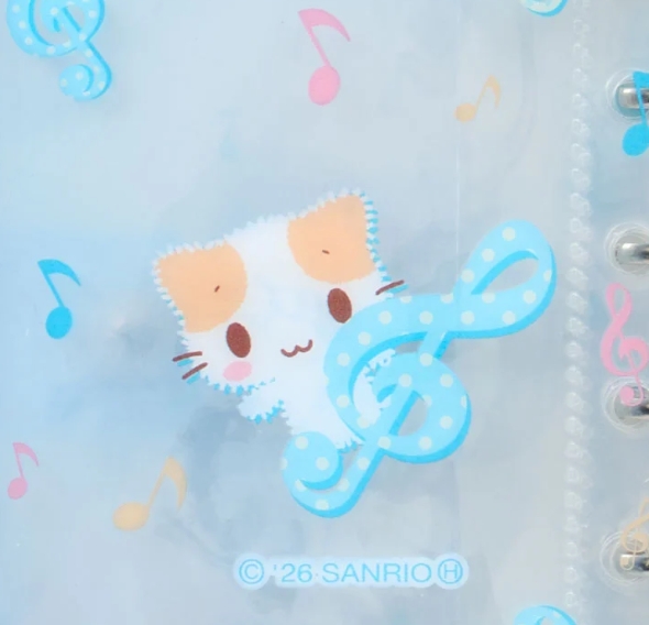 希少激レア　マシュマロみたいなふわにゃんこ　麦わらポーチ　シール付メモ　サンリオ original