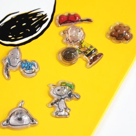 【韓国シール】3D CRYSTAL STICKER《スヌーピー》シール
