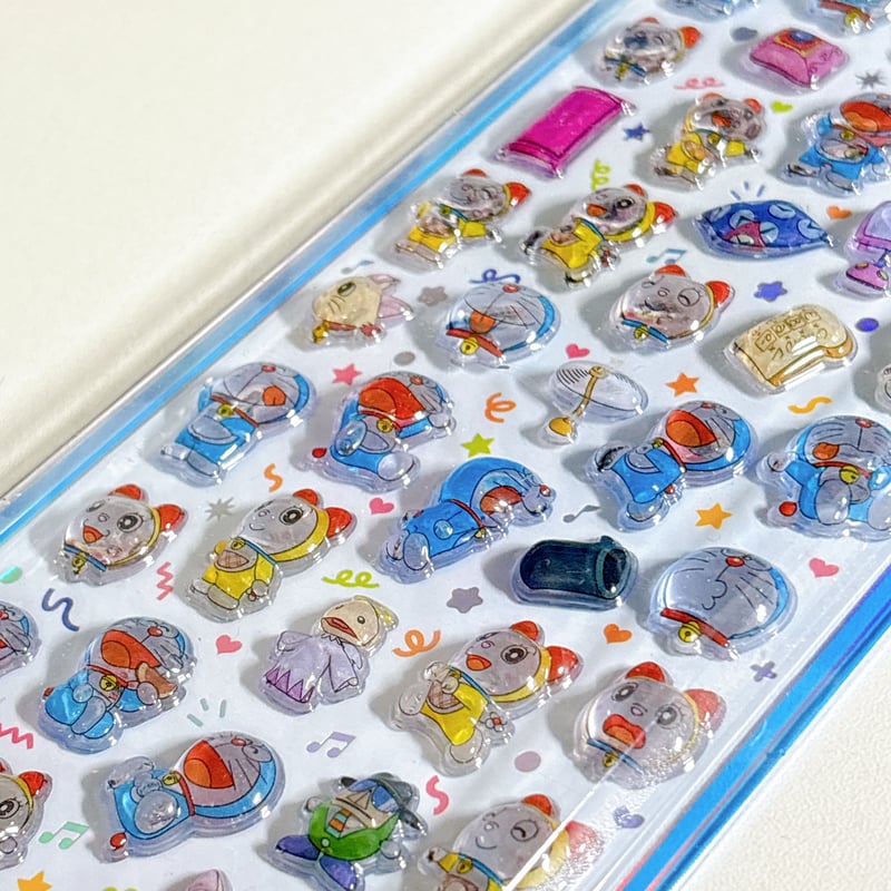 韓国シール】3D CRYSTAL STICKER《ドラえもん》シール | SHIROIOUCHI