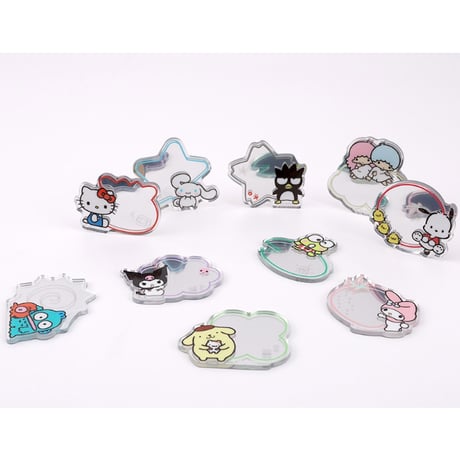 【韓国】サンリオ sanrio ランダムミラーステッカー