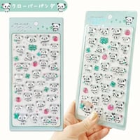【ぽちゃあに】[POCHA-ANI] 立体シール /クローバーパンダ